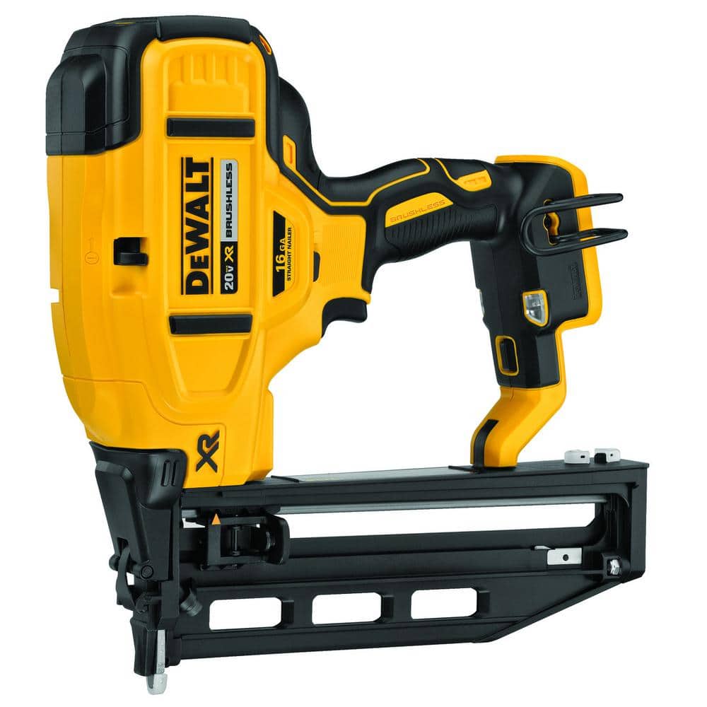 20V MAX XR 16-Gauge Lithium-Ion Cordless Finish Nailer (Tool Only) L80- Tested and Working
