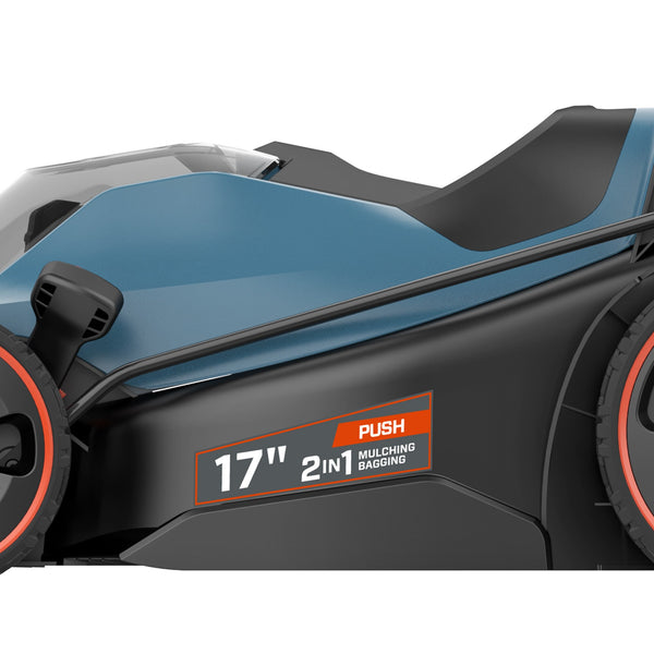 SENIX 2X2 40-volt, 19-in Push Battery Walk Mower with (2) 5 Ah Batteries Included 1786