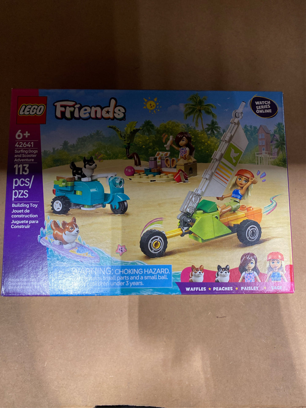 LEGO Friends Surfing Dogs and Scooter Adventure Building Toy - 42641, 1 ct - B6 - 1117