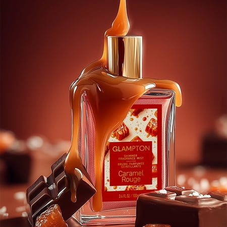 Glampton Caramel Rouge Shimmer Fragrance Mist 3.4 oz - K3 - 1427