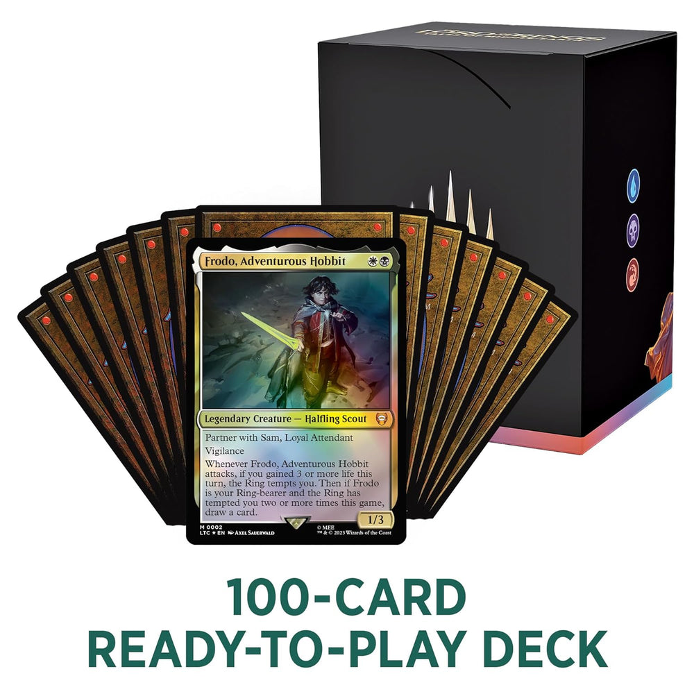 Magic The Gathering The Lord of The Rings: Tales of Middle-Earth Commander Deck 2 + Collector Booster Sample Pack 1350