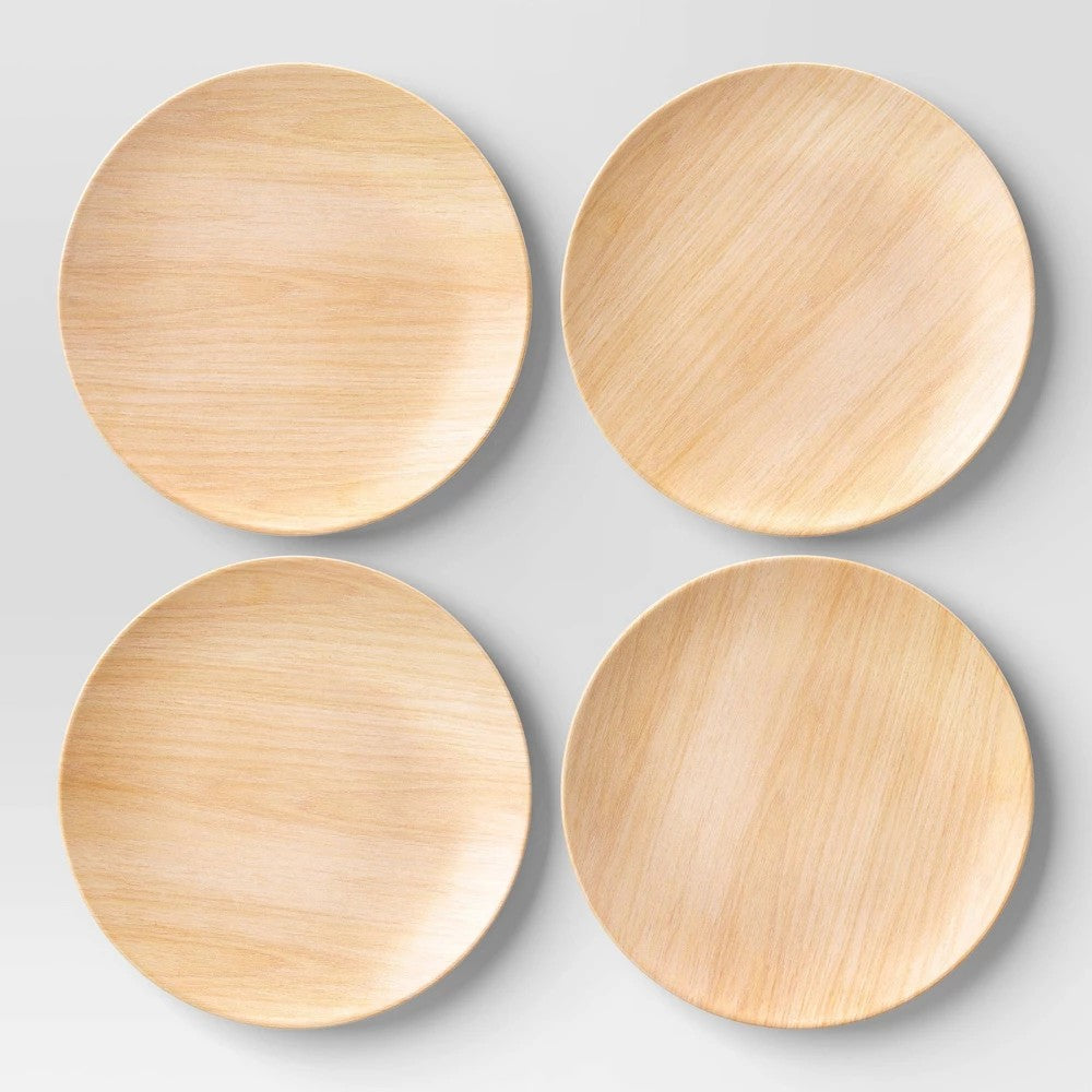 4pk 8.5" Melamine Salad Plates - Room Essentials  - 910