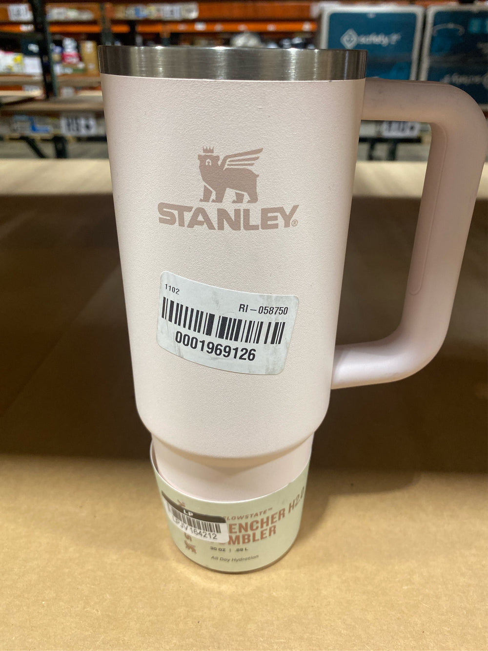 Stanley | Quencher H2.O FlowState Tumbler 30 oz - Rose Quartz 2.0, Light Pink - NO LID NO STRAW - C8 - 1222