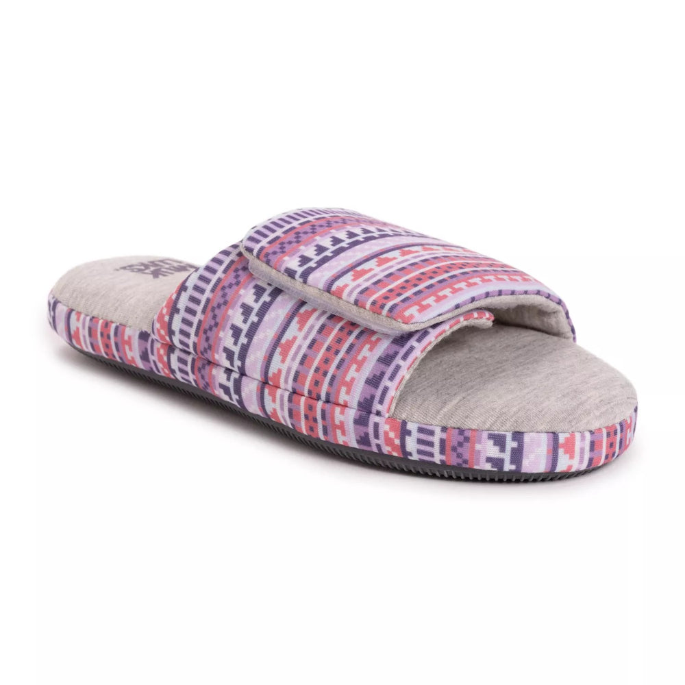 Women's MUK LUKS Ansley Jersey Slide Slippers size large -B2-0439