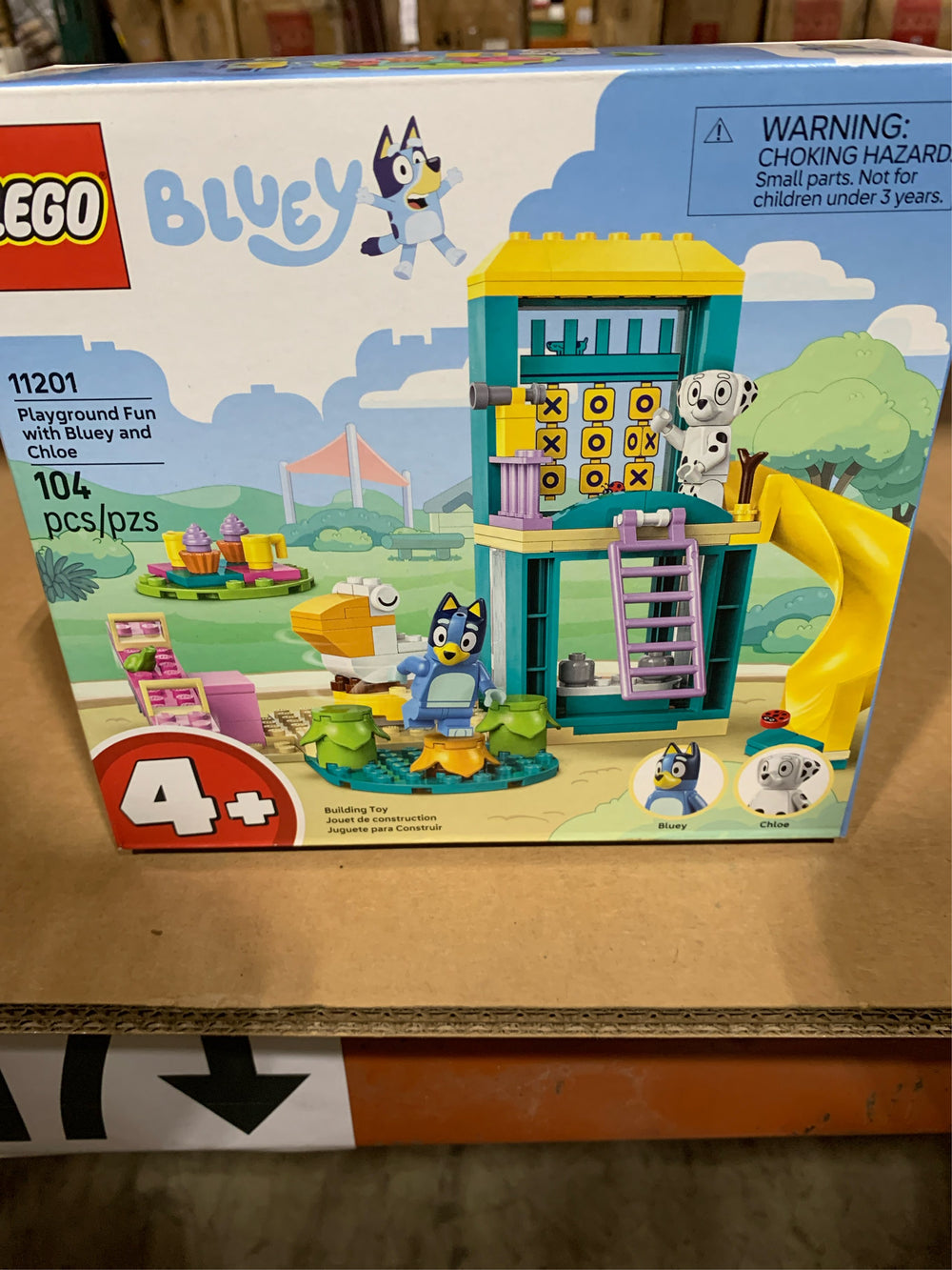 LEGO Bluey Playground Fun with Bluey and Chloe Building Set Multi 104 pc -F7-0092