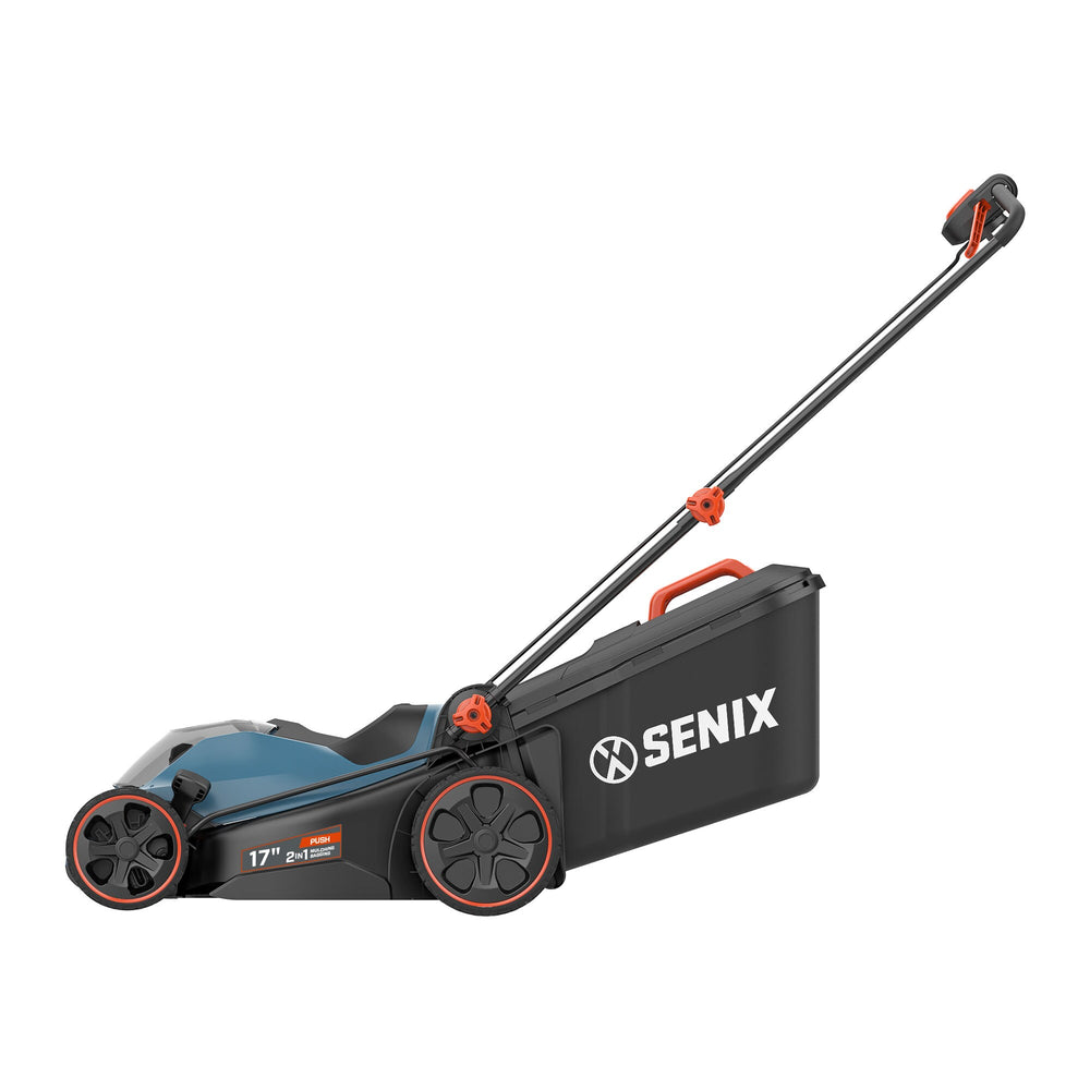 SENIX 2X2 40-volt, 19-in Push Battery Walk Mower with (2) 5 Ah Batteries Included 1786