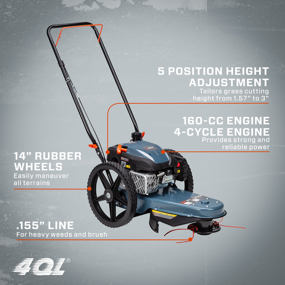 SENIX 160-cc 22-in String Trimmer Mower - 1789