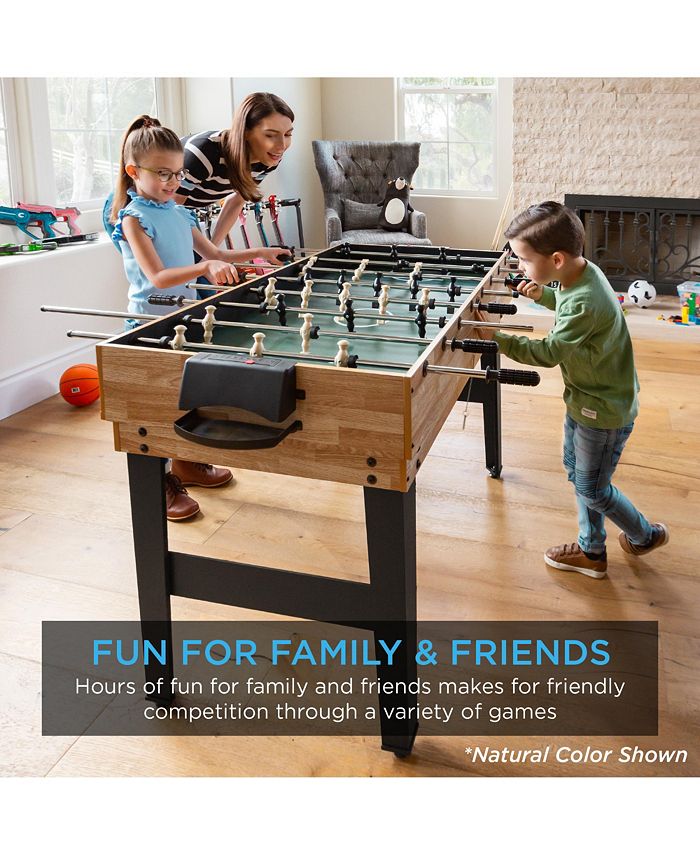 Best Choice Products 2x4ft 10-in-1 Combo Game Table Set w/ Hockey, Foosball, Pool, Shuffleboard, Ping Pong - Brown - NO SIZE - H4 - 2008