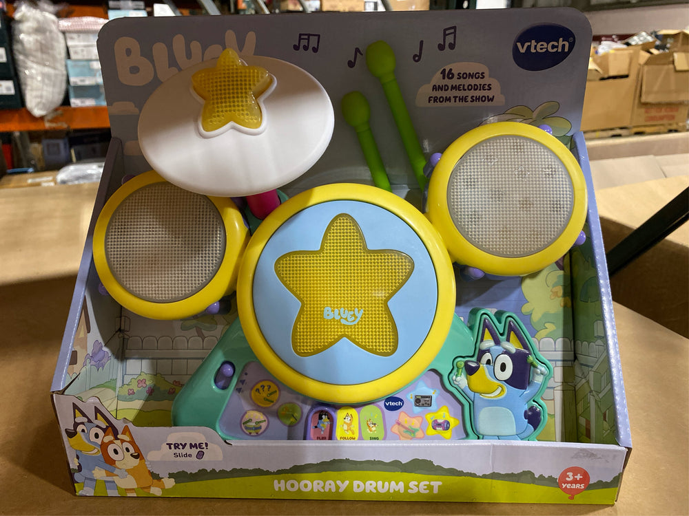 VTech Bluey Hooray Drum Set - L13 - 1713