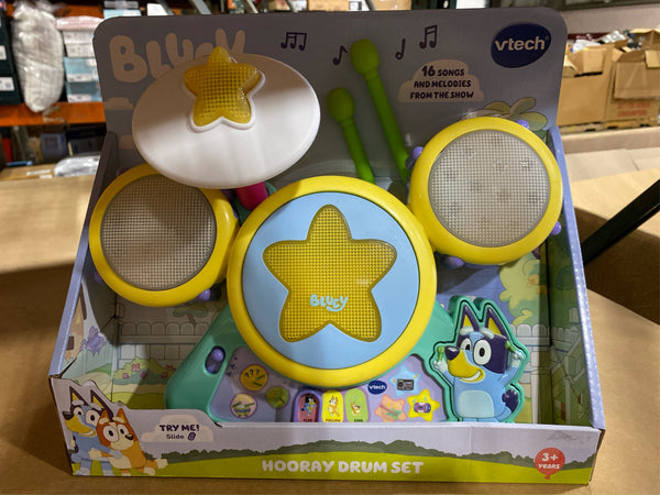 VTech Bluey Hooray Drum Set - L13 - 1713