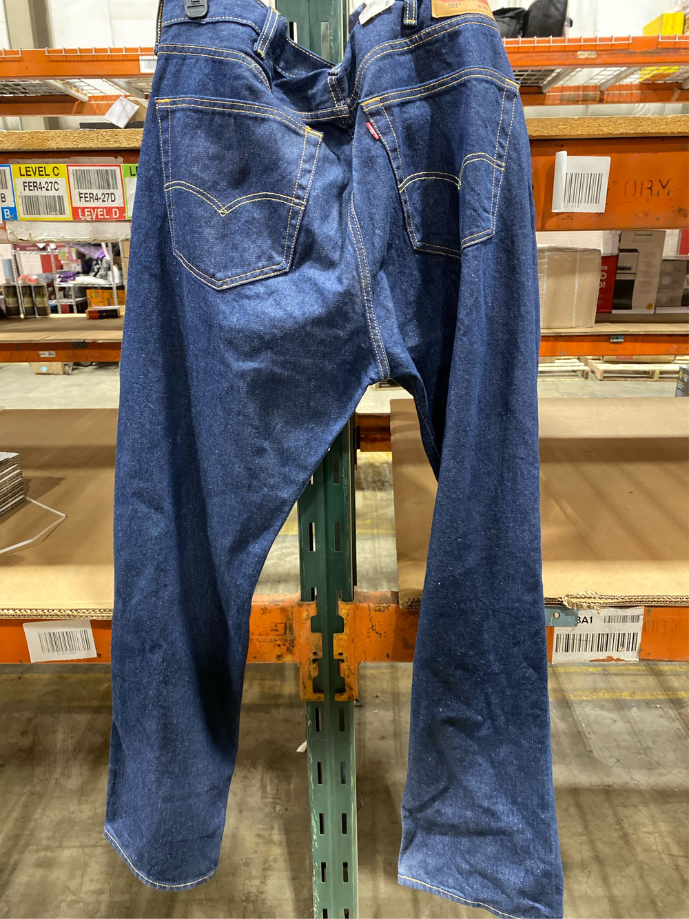 Men's Levi's  501  Original-Fit Stretch Jeans Size 40x34 - J7 - 1620