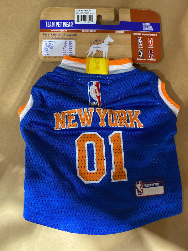Pets First NBA New York Knicks Pet Jersey Size XS - L10 - 1649