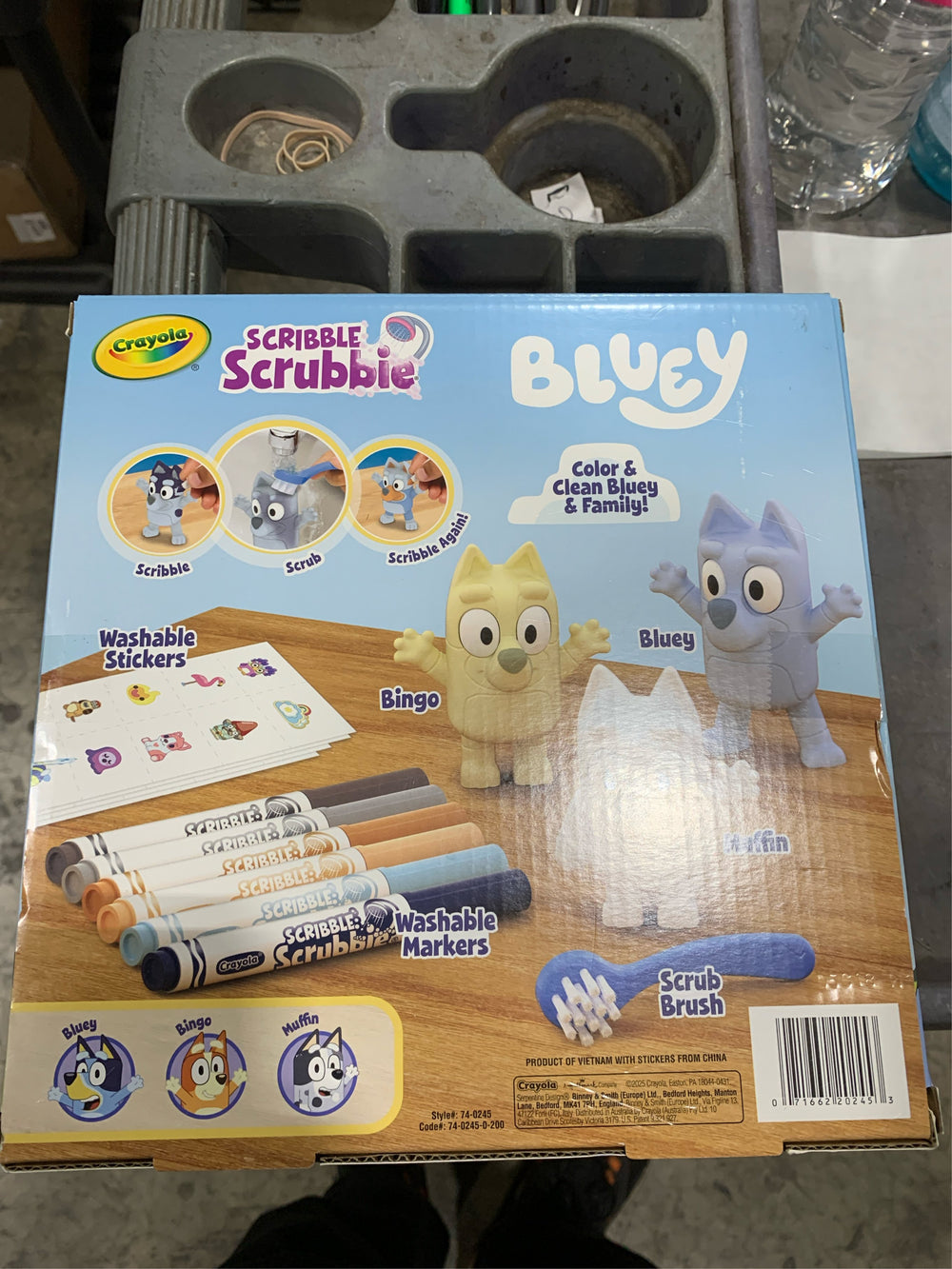 Crayola Bluey Scribble Scrubbie Pets Playset, 3 Count, Easter Basket Essentials, Bluey Toy, Arts and Crafts, Easter Gift for Toddlers, Ages 3+ -G4-0015
