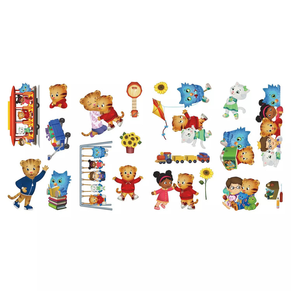 Daniel Tiger Peel and Stick Wall Decals by RoomMates - F5 - 1774