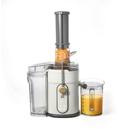 Beautiful 5-Speed 1000W Electric Juice Extractor with Touch Activated Display White Icing by Drew Barrymore -A8-1174