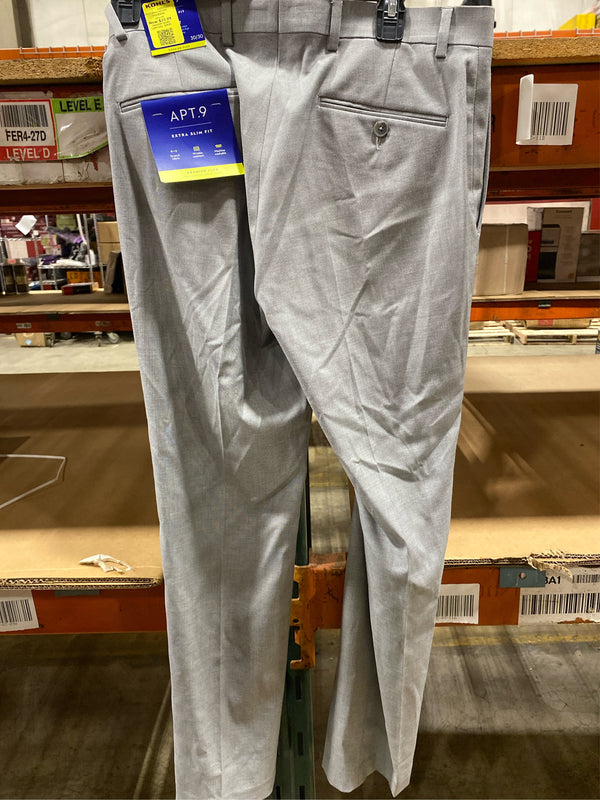 Men's Apt. 9  Premier Flex Performance Extra-Slim Washable Suit Pants Size 30/30 - J7 - 1615