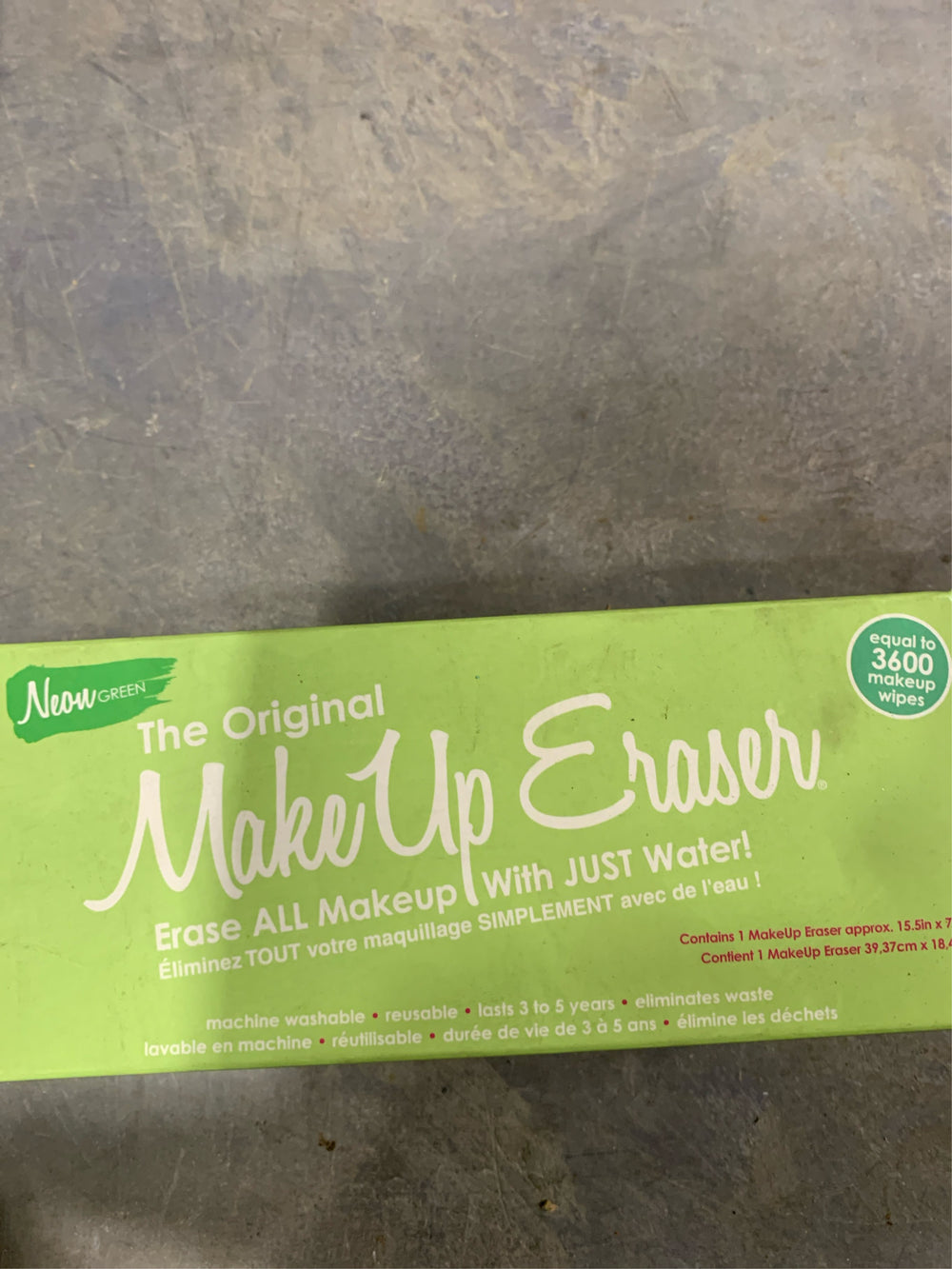 MakeUp Eraser Women ACCESSORY Makeup Remover Cloth - Neon Green 1 Pc -K8-0089 -K8-0090 -K8-0091 -G3-0733 -G3-0748 -G3-0749 -B7-1184