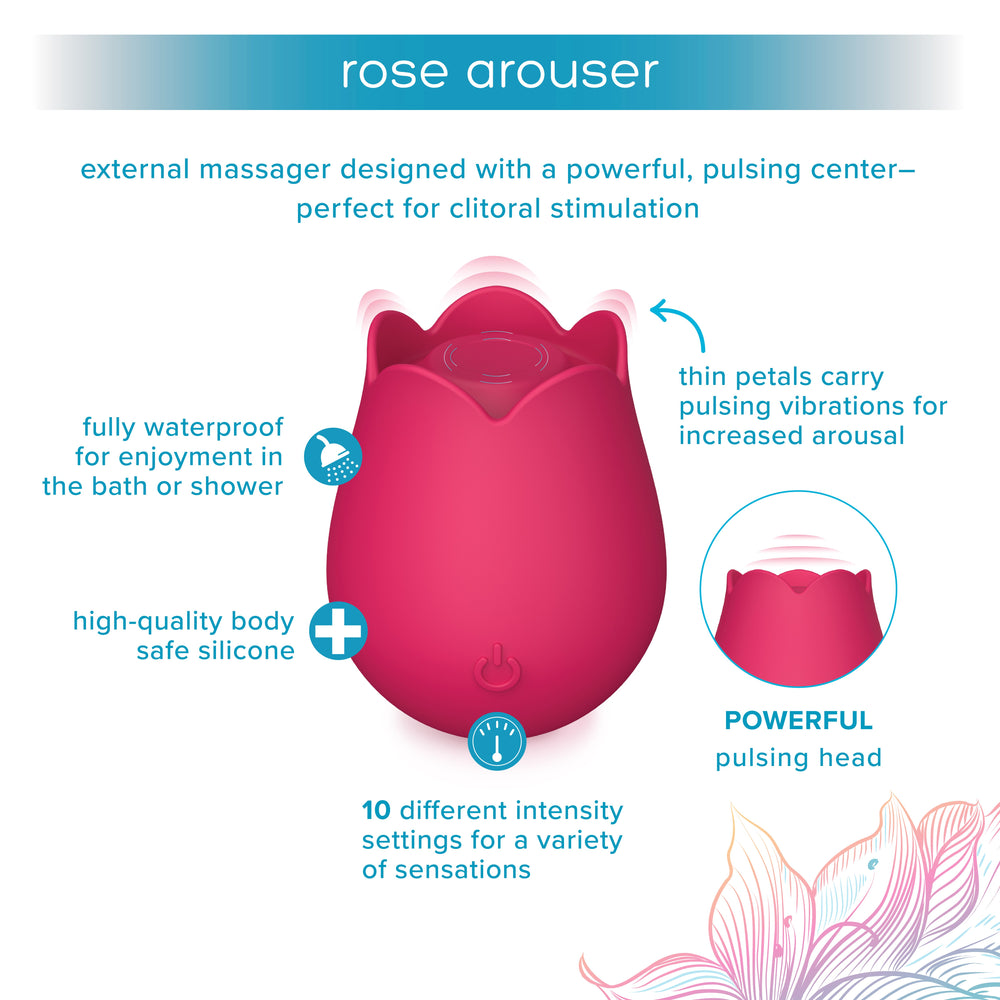 plusOne Vibrating Rose Arouser -K12-1685