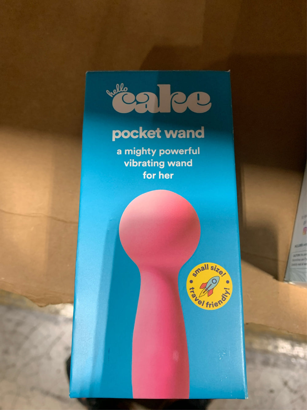 Hello Cake Pocket Wand Mini Travel Vibrator -K8-1603