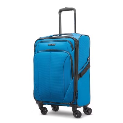 American Tourister Phenom 20" Softside Spinner Suitcase - Blue - B8 - 525