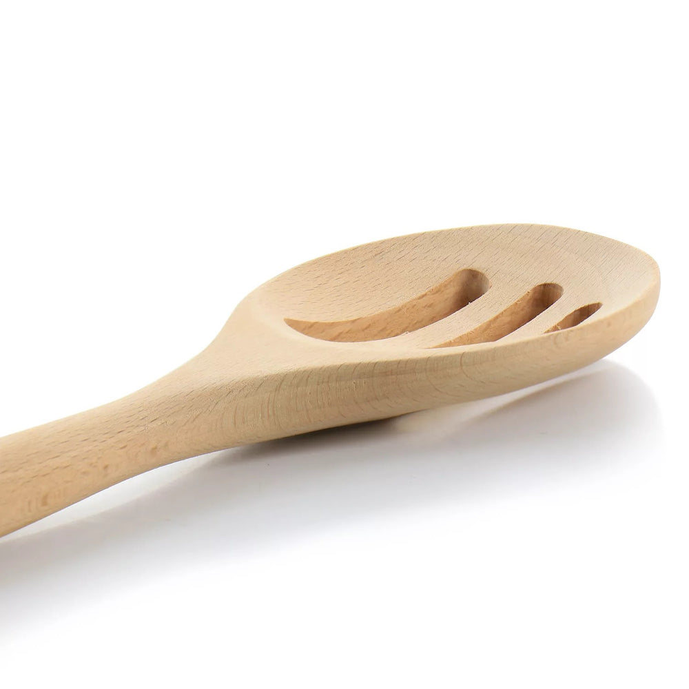 Martha Stewart Bainford 14 Inch Beech Wood Slotted Spoon - G9 - 1719