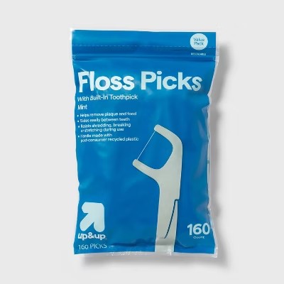 Floss Picks Mint - 160ct - C4 - 373