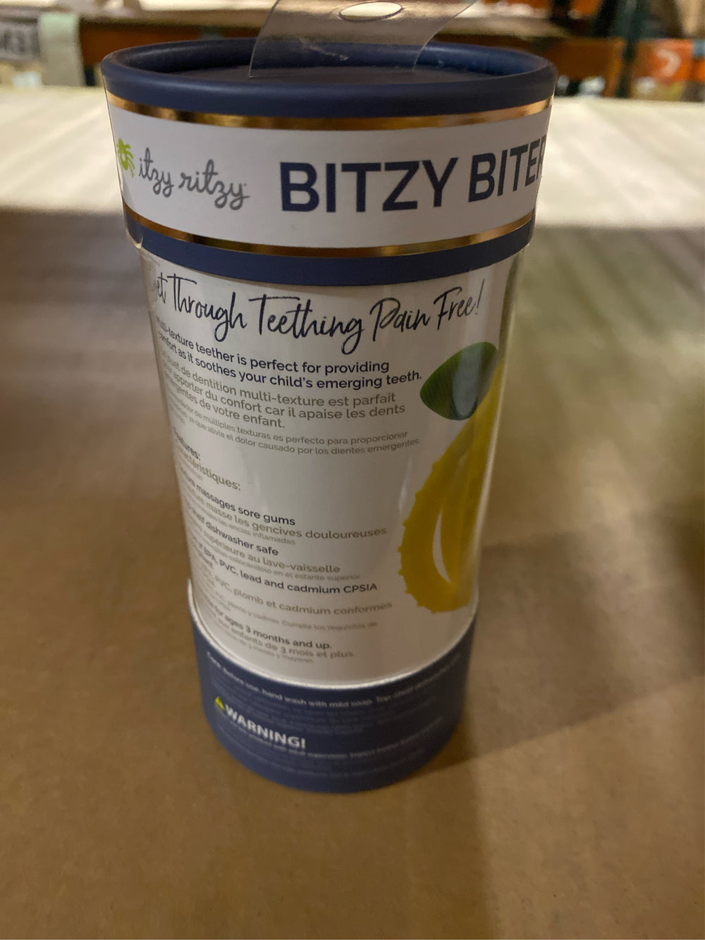 Itzy Ritzy Bitzy Biter Teether - Lemon - G4 - 691