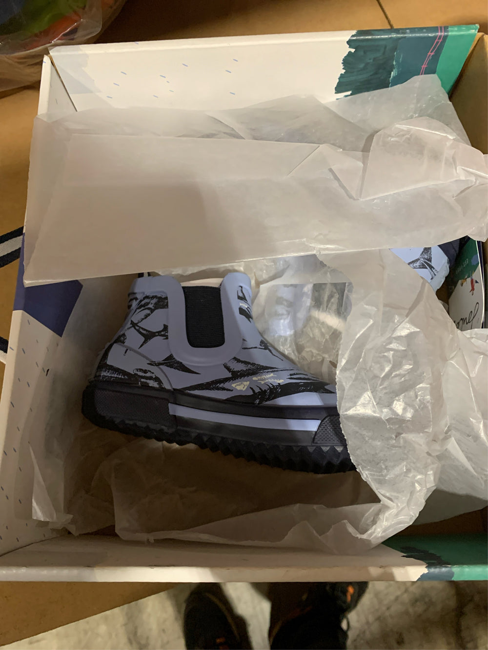 Blue Shark Rainwell Rain Boot - Boys size 9 -E9-0119