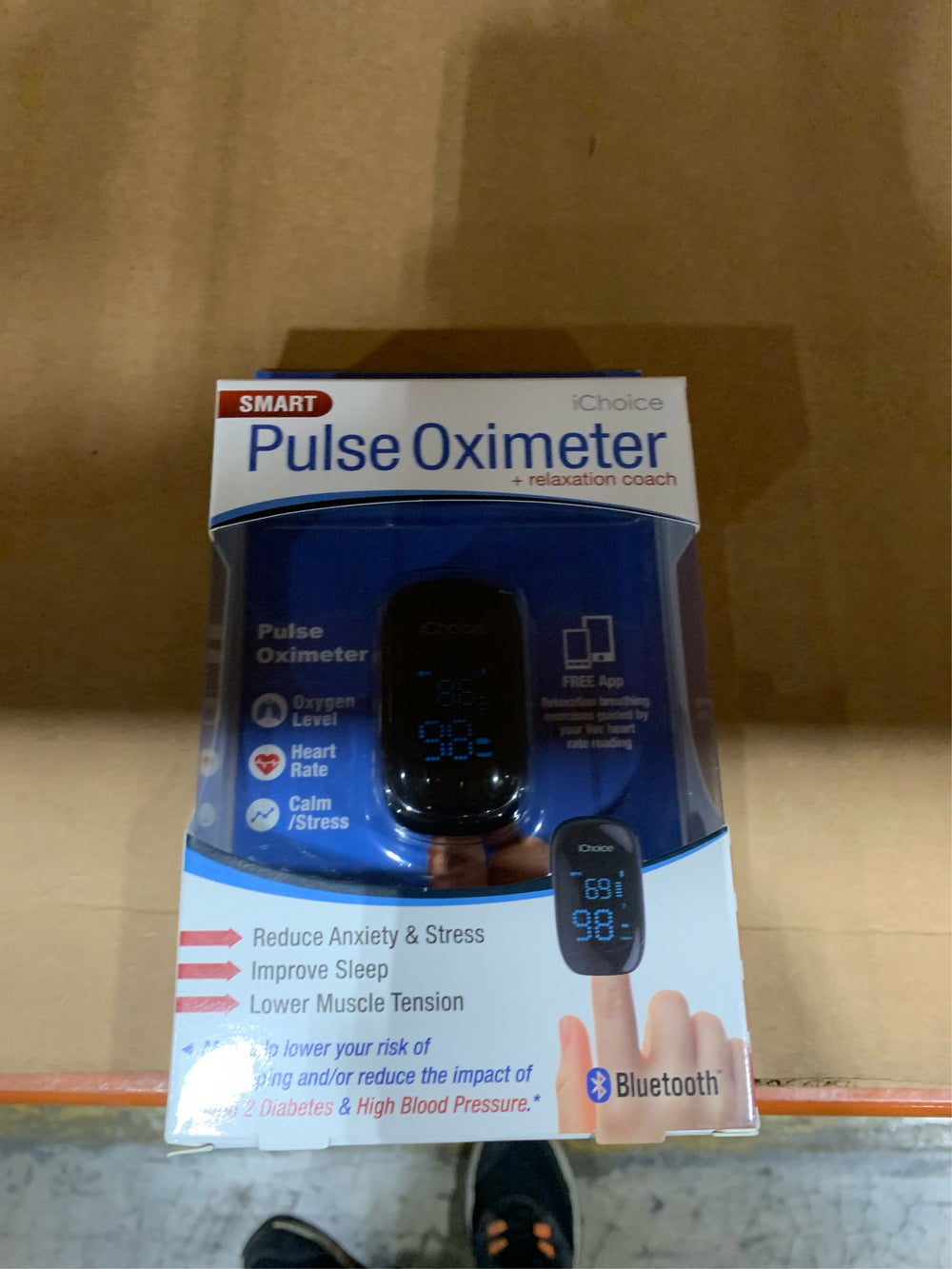 Smart Pulse Oximeter with Relaxation Coach Bluetooth -K8-1606 -K9-1608 -K9-1609 -K9-1610