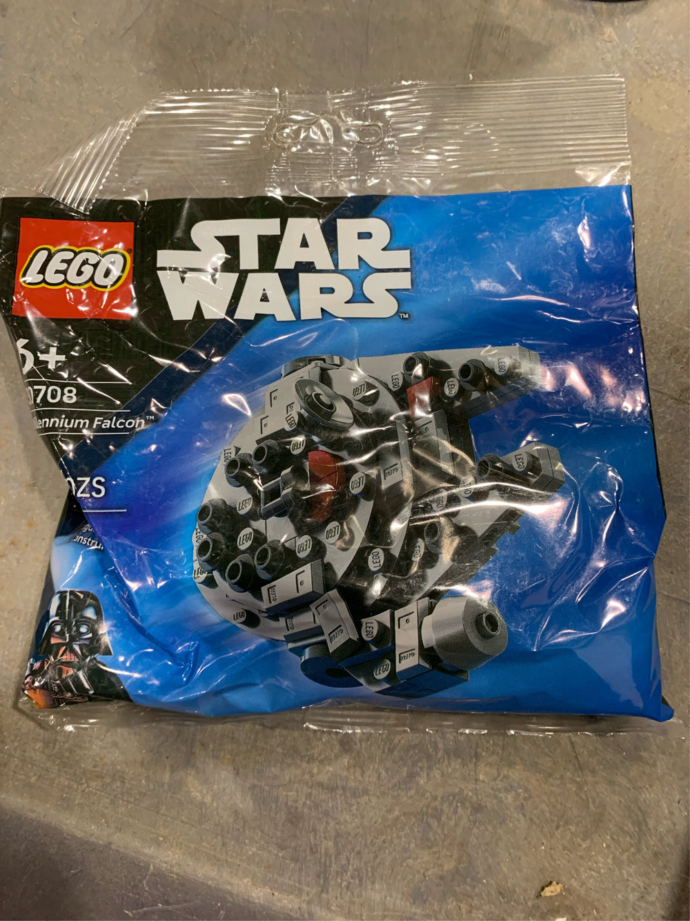 LEGO Star Wars Millennium Falcon Mini-Build - Space Ship Building Toy for Kids, Ages 6+ - 30708 -A6-1130