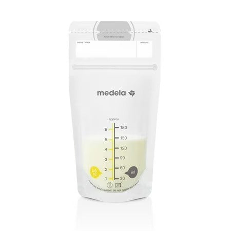 Medela Breast Milk Storage Bags, 6oz/180ml, 50-pack - F2 - 768