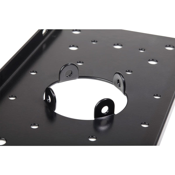 Architectural Mailboxes Pacifica 53.5 in. Powder Coated Black Galvanized Steel Mailbox Post - 1915