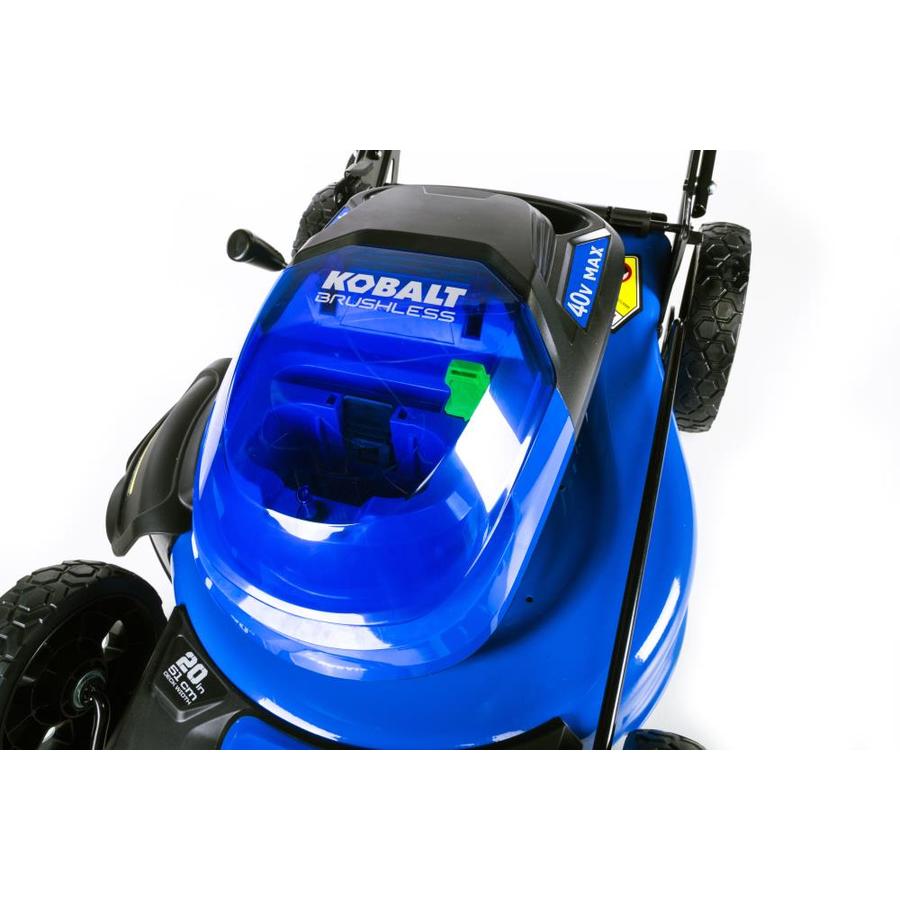 Kobalt 40-Volt Max Brushless Lithium Ion Push 20-in Cordless Electric Lawn Mower B2457