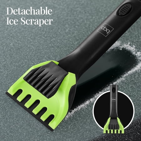 Best Choice Products 39" Extendable 4 in 1 Snow Brush with Shovel, Squeegee & Ice Scraper - Lime - B10 - 1477