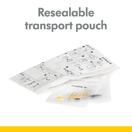(Lot of 2) Medela Breast Milk Storage Bags, 6oz/180ml, Clear with Measurements, 68060, 25 Count - K5 - 1476
