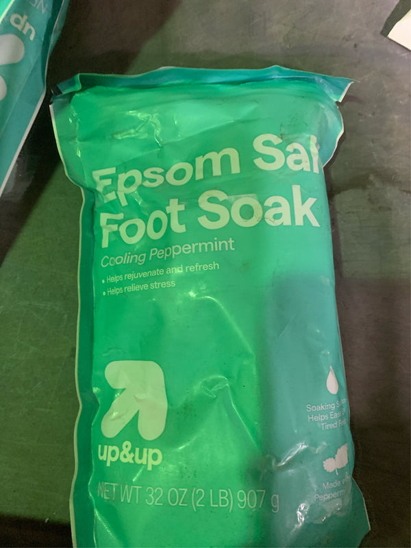 Epsom Salt - Peppermint Scent - 2lb - up&up  -F10-1869 -F10-1870 -F10-1871 -K7-0076