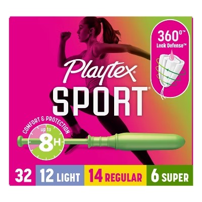 Playtex Sport Triplepack Tampons - Light/Regular/Super - 32ct - F11 - 1105