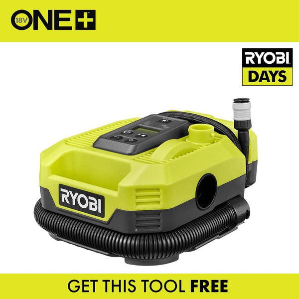 RYOBI ONE+ 18V Cordless Dual Function Inflator/Deflator(Tool Only) 1797