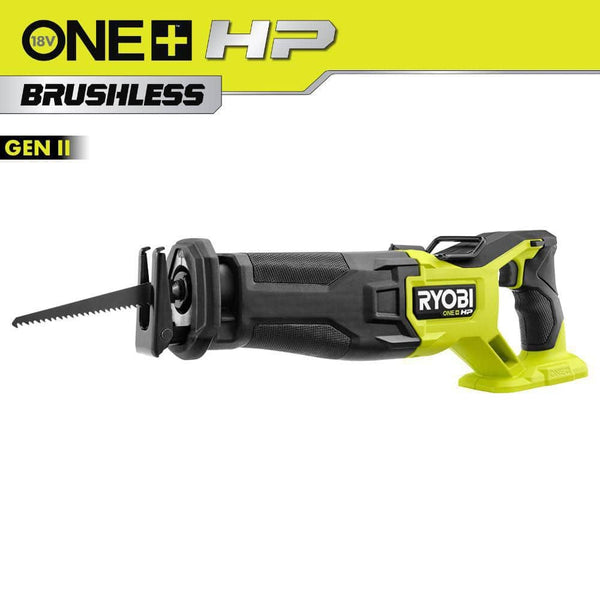 RYOBI ONE+ HP 18V Brushless Cordless Reciprocating Saw (Tool Only) 1852