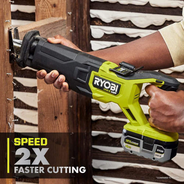 RYOBI ONE+ HP 18V Brushless Cordless Reciprocating Saw (Tool Only) 1852